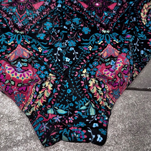 Torrid Wireless Plunge One-Pc Swimsuit Cosette Jaco Deep Black Sz 0 /L- 12 $89 - Picture 6 of 11